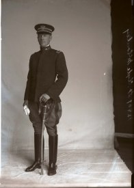 Negative, glass-plate