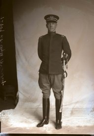 Negative, glass-plate