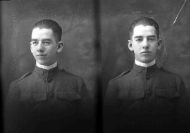 Negative, glass-plate