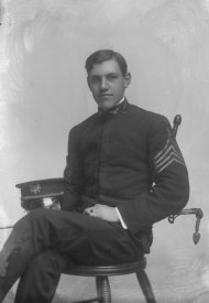 Negative, glass-plate