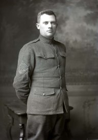 Negative, glass-plate