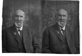 Negative, glass-plate