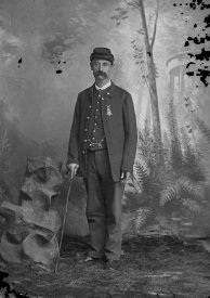 Negative, glass-plate