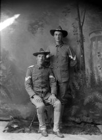 Negative, glass-plate